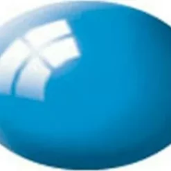 RVG36150 - Aqua Color Acrylic 18ml Gloss Light Blue By REVELL GERMANY @ Great Hobbies
