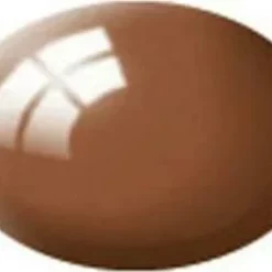 RVG36180 - Aqua Color Acrylic 18ml Gloss Mud Brown By REVELL GERMANY @ Great Hobbies