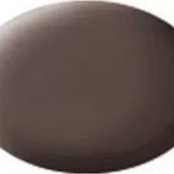 RVG36184 - Aqua Color Acrylic 18ml Matt Leather Brown By REVELL GERMANY @ Great Hobbies