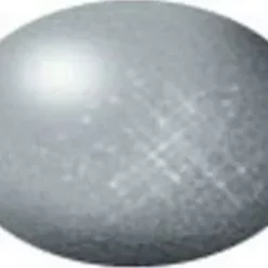 RVG36190 - Aqua Color Acrylic 18ml Metallic Silver By REVELL GERMANY @ Great Hobbies