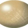RVG36194 - Aqua Color Acrylic 18ml Metallic Gold By REVELL GERMANY @ Great Hobbies