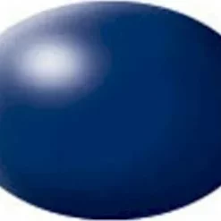 RVG36350 - Aqua Color Acrylic 18ml Silk Dark Blue By REVELL GERMANY @ Great Hobbies