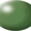 RVG36360 - Aqua Color Acrylic 18ml Silk Green By REVELL GERMANY @ Great Hobbies