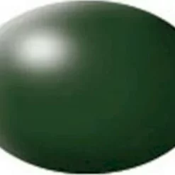 RVG36363 - Aqua Color Acrylic 18ml Silk Dark Green By REVELL GERMANY @ Great Hobbies
