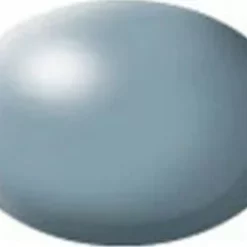 RVG36374 - Aqua Color Acrylic 18ml Silk Grey By REVELL GERMANY @ Great Hobbies