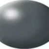 RVG36378 - Aqua Color Acrylic 18ml Silk Dark Grey By REVELL GERMANY @ Great Hobbies