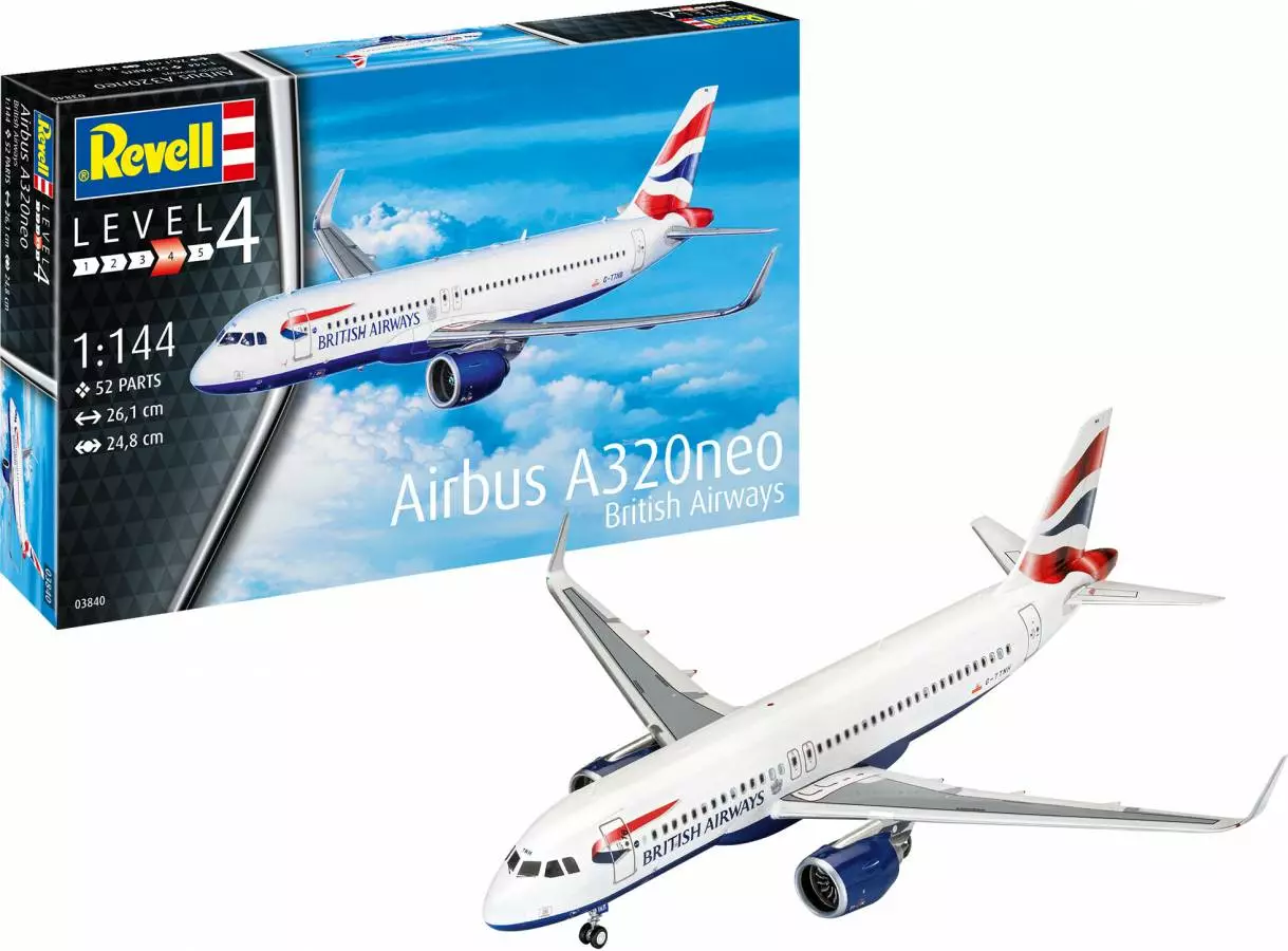 RVG3840 - 1/144 Airbus A320neo British Airways By REVELL GERMANY @ Great Hobbies 1 RVG3840 - 1/144 Airbus A320neo British Airways By REVELL GERMANY @ Great Hobbies