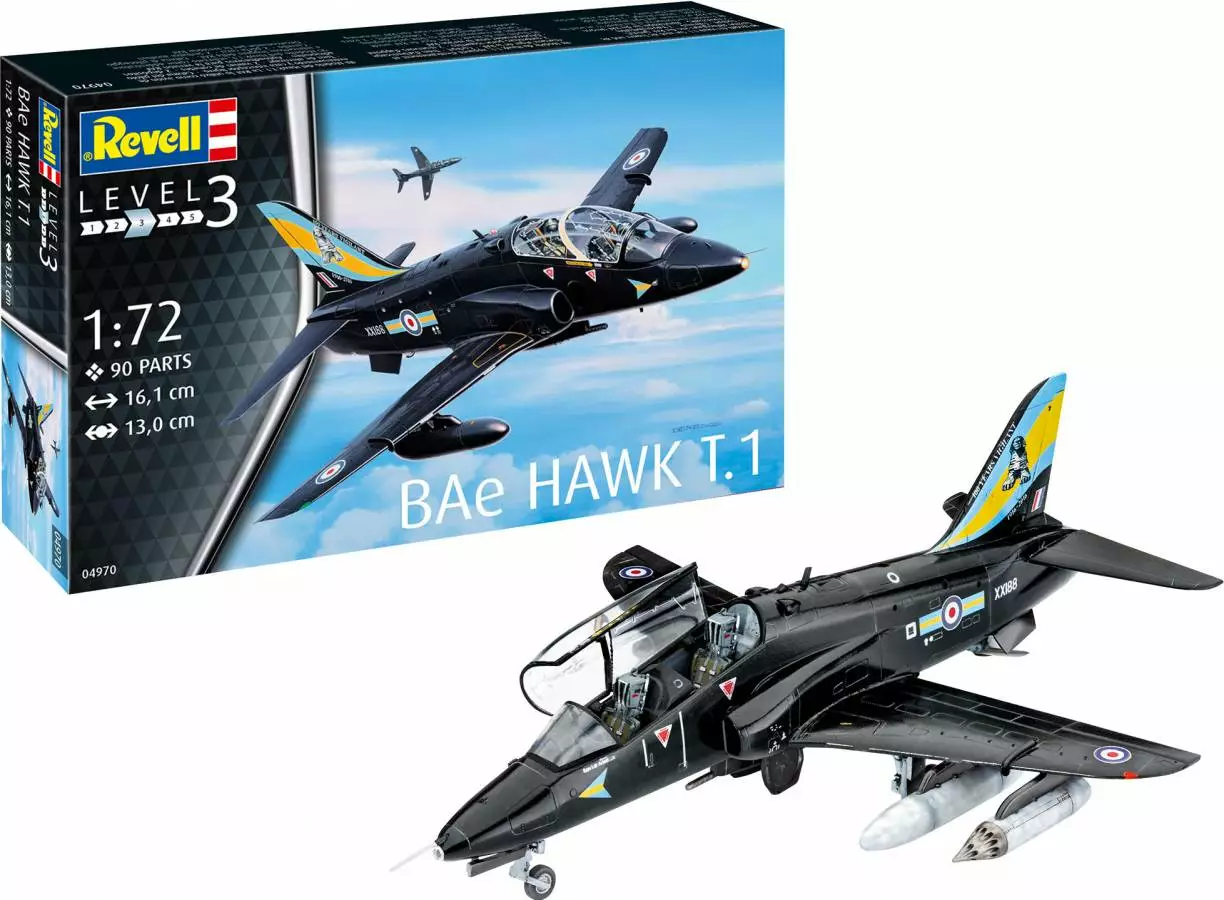 RVG4970 - 1/72 BAe Hawk T1 RAF Aircraft By REVELL GERMANY @ Great Hobbies 1 RVG4970 - 1/72 BAe Hawk T1 RAF Aircraft By REVELL GERMANY @ Great Hobbies